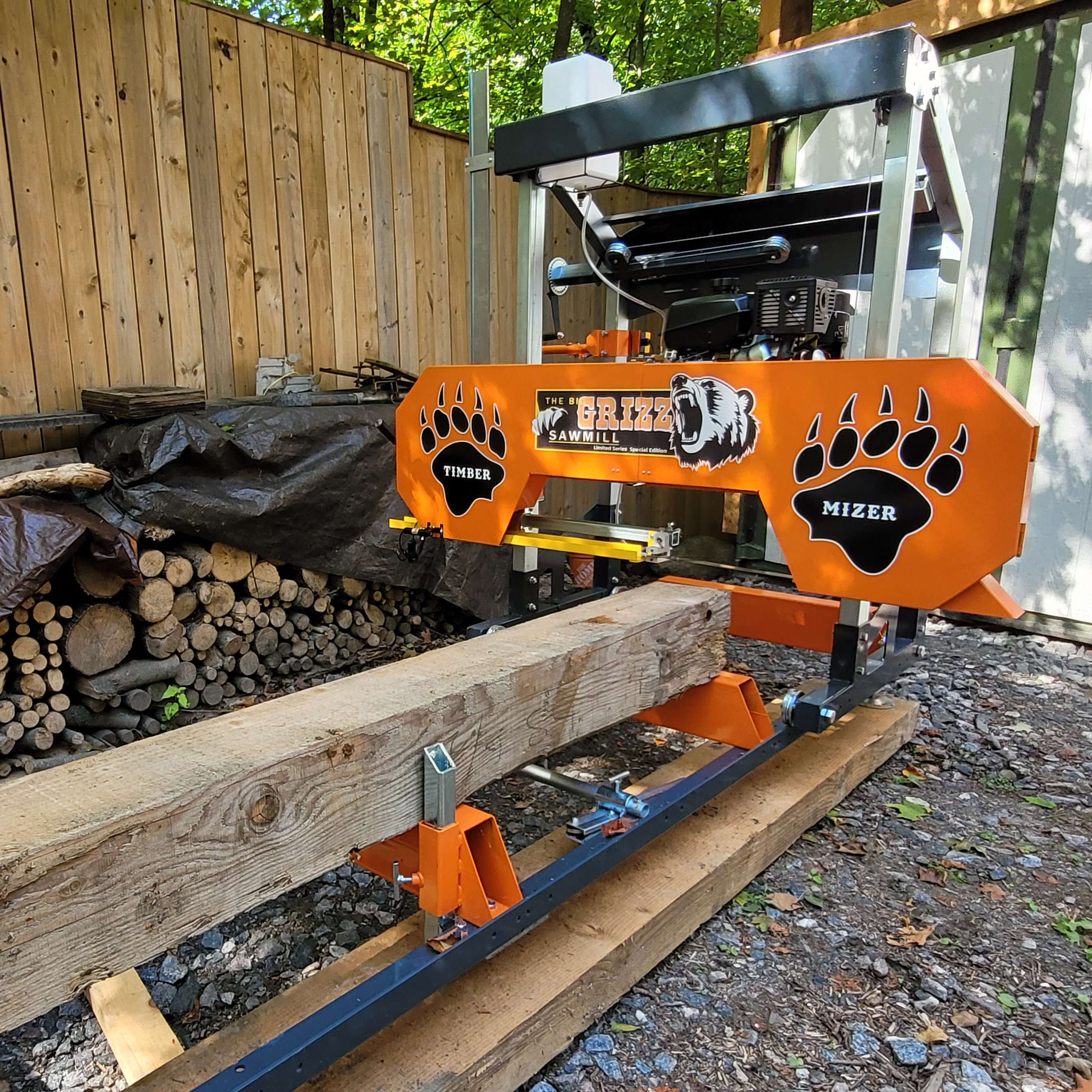Ground Mount Grizz Sawmill